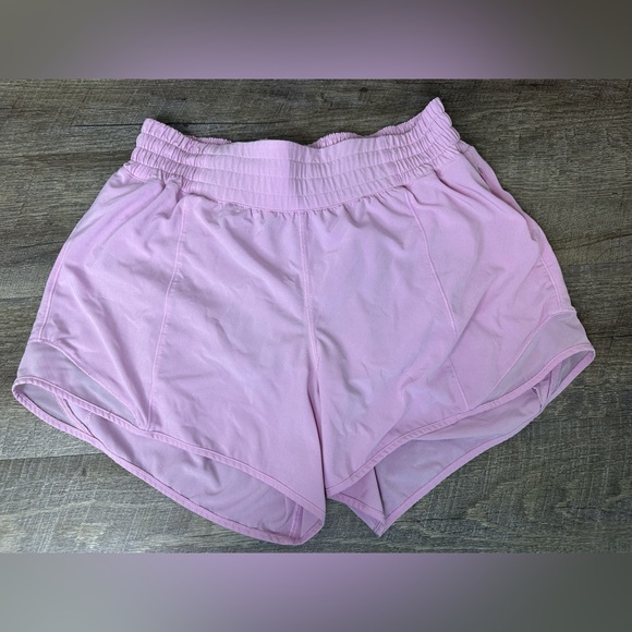 Lululemon Light Pink Hotty Hot Shorts 8 - Picture 1 of 6
